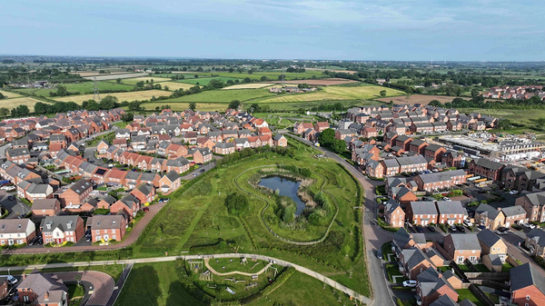 Aerial view of Lubbesthorpe 